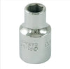 GRAY GT-TH8S - SOCKET 1/4" X 3/8" DRIVE 6 POINT REGULAR