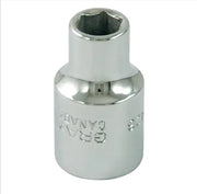 Gray GT-TH8S - SOCKET 1/4" X 3/8" DRIVE 6 POINT REGULAR Gray