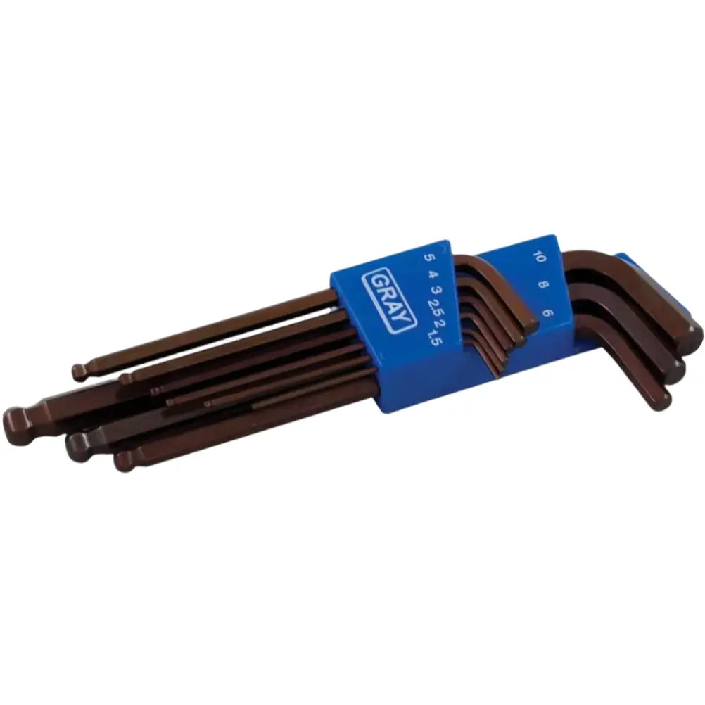 Gray Tools GT-68722 - 22pc SAE & Metric Ball End Hex Key Set GRAY