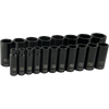 Gray Tools GT-D018026 - Jeu de 19 douilles profondes impériales à 6 pans, entraînement 1/2"