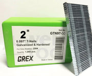 Grex GTN97-50 - 2"x0.097" GALVANIZED & HEAT-TREATED T-NAILS GREX