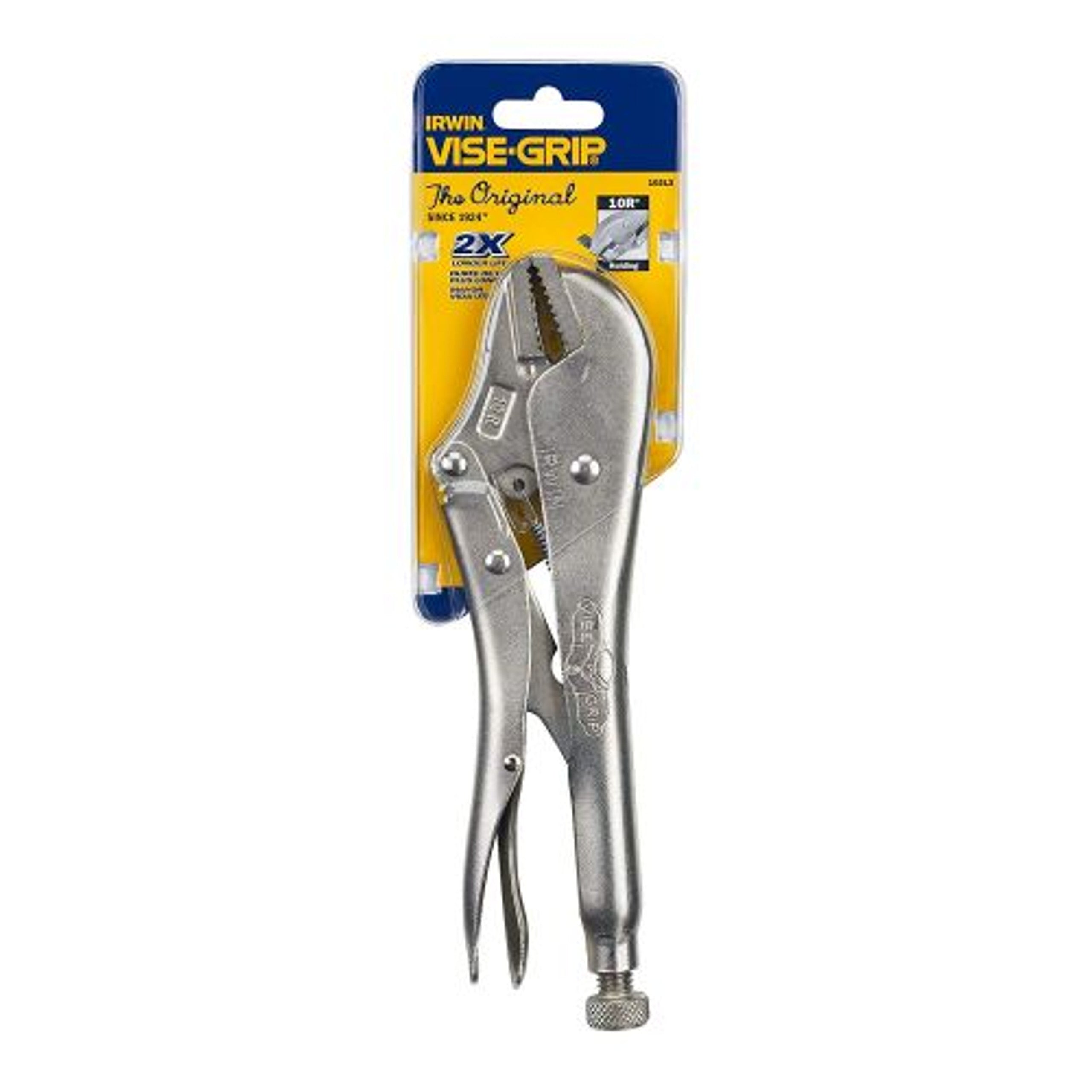 Pince-étau Irwin 702L3 Vise-Grip 7 po à mâchoires courbées avec coupe-fil