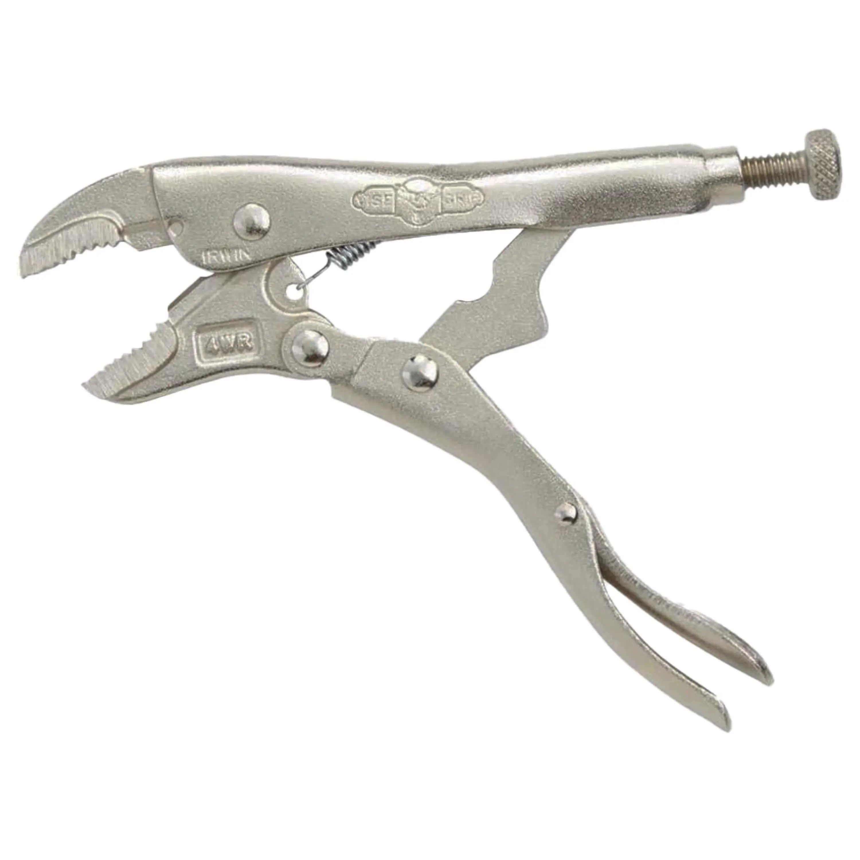 Irwin 1002L3 4WR Original Curved Jaw Locking Plier with Wire Cutter, 4-Inch - Wise Line Tools