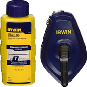 IRWIN 1932883 - 100 ft. Strait-Line Speedline Reel & Chalk Combo – Blue Chalk IRWIN