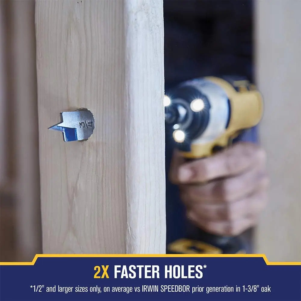 IRWIN 88886 - Speedbor Blue Groove Spade Bit Set, 6-Piece by IRWIN IRWIN