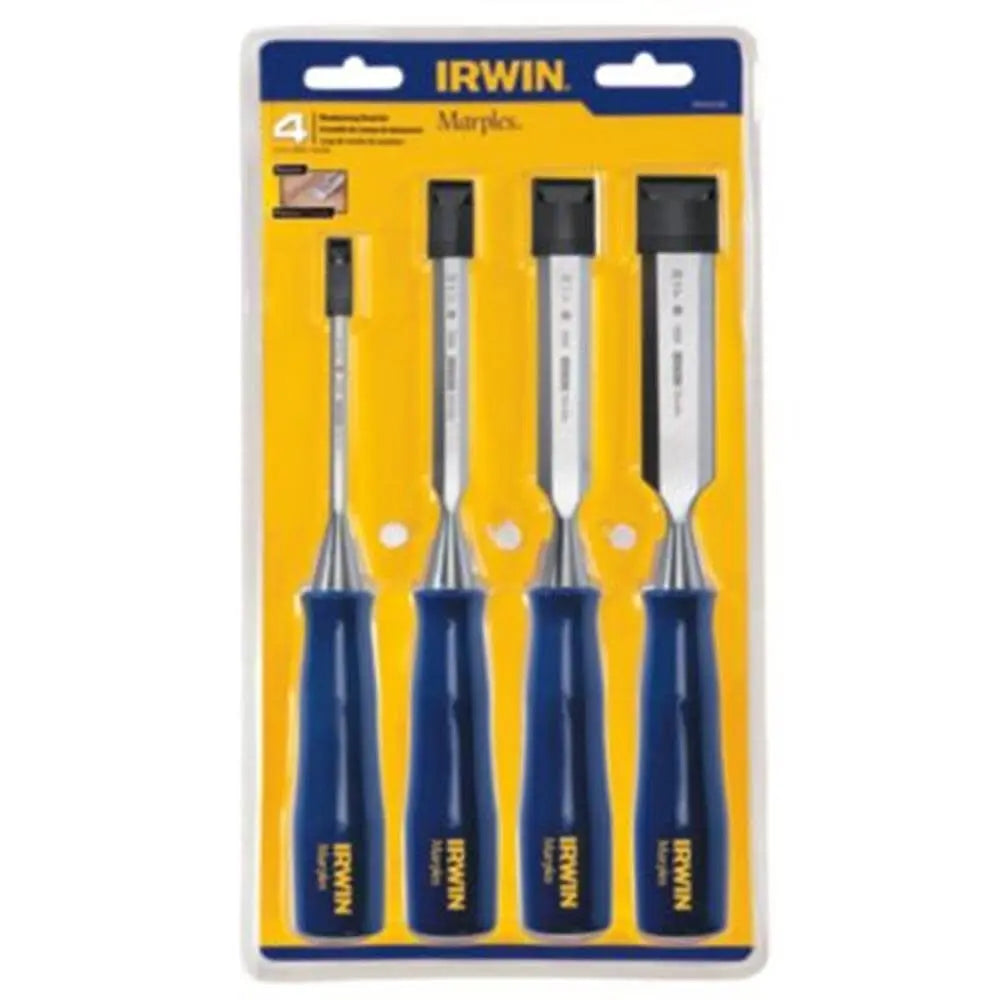 Irwin M444S4N - Blue Industrial Tools Carded Chisel Set, 4-Piece IRWIN