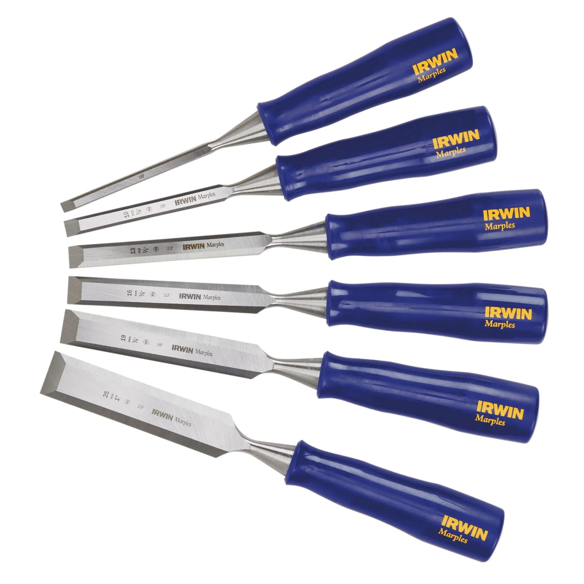 IRWIN M444SB6N – IRWIN Marples Chisel Set For Woodworking, 6-Piece IRWIN