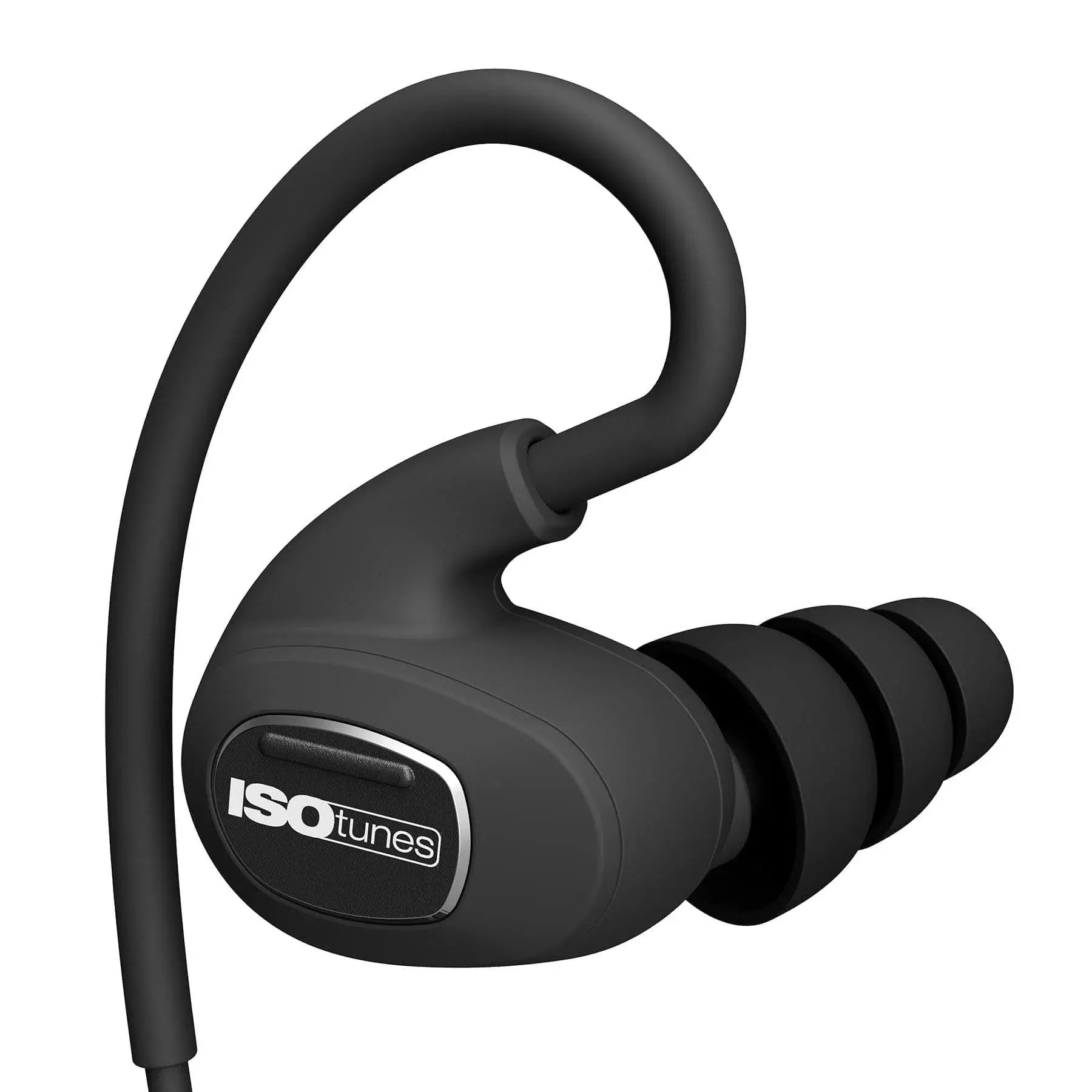 ISOTUNES IT-27 - XTRA 2.0 Bluetooth Noise-Isolating Earbuds Matte Black ISOtunes