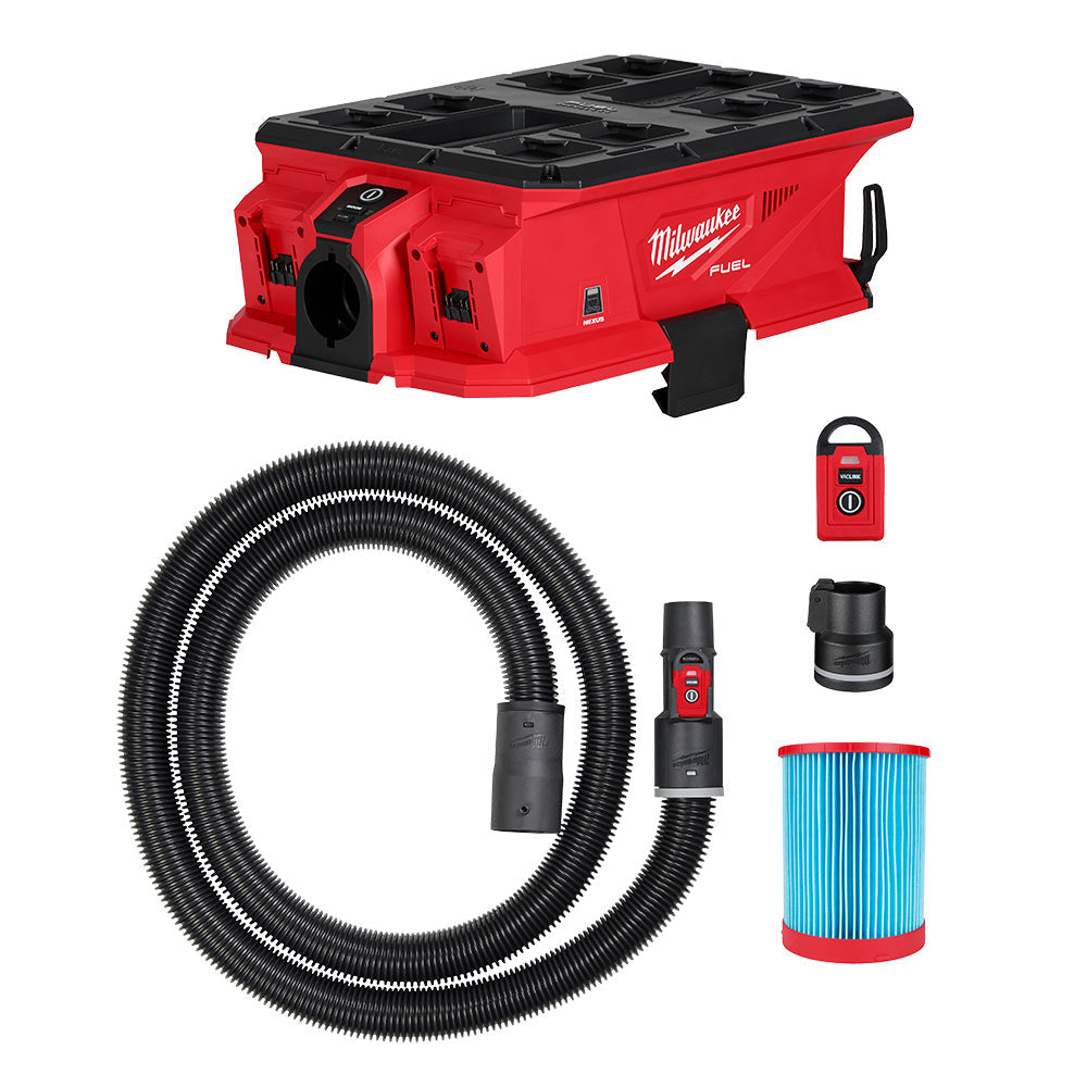 MILWAUKEE 0926-20 - M18 FUEL™ NEXUS™ Dual Battery Wet/Dry Vacuum Motor Head w/ PACKOUT™ Compatibility & VACLINK™ MILWAUKEE