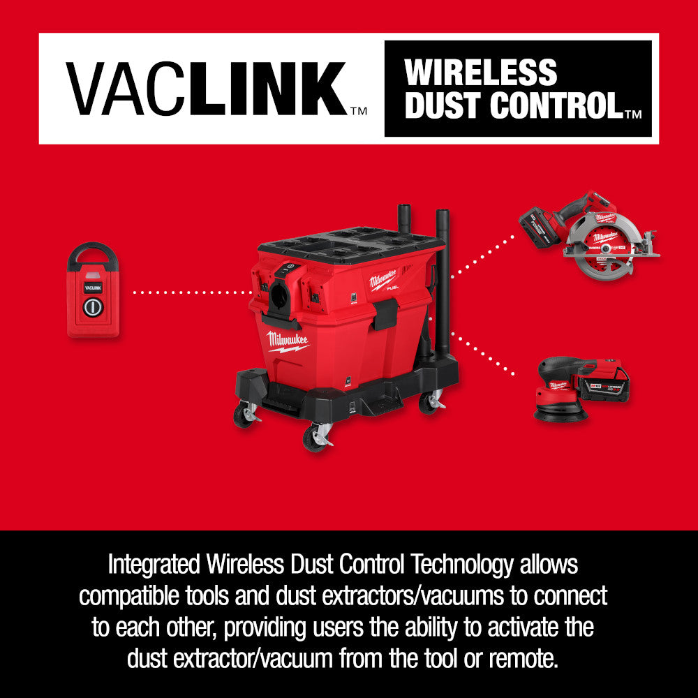 MILWAUKEE 0926-20 - M18 FUEL™ NEXUS™ Dual Battery Wet/Dry Vacuum Motor Head w/ PACKOUT™ Compatibility & VACLINK™ MILWAUKEE