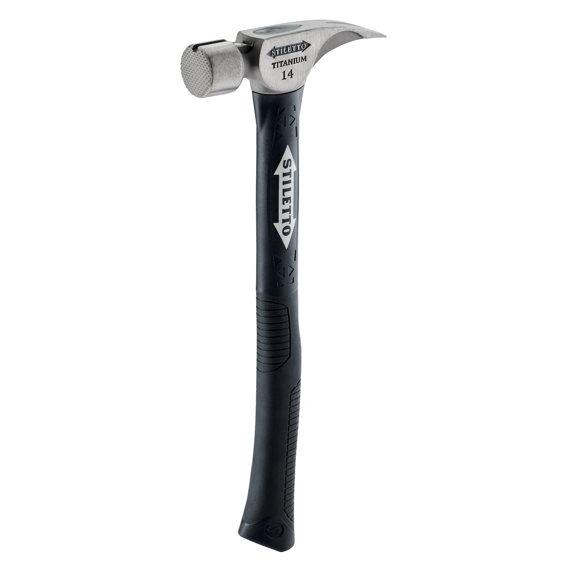 STILETTO TI14MC-F - 14 oz Titanium Milled Face Hammer with 18 in. Hybrid Fiberglass Handle