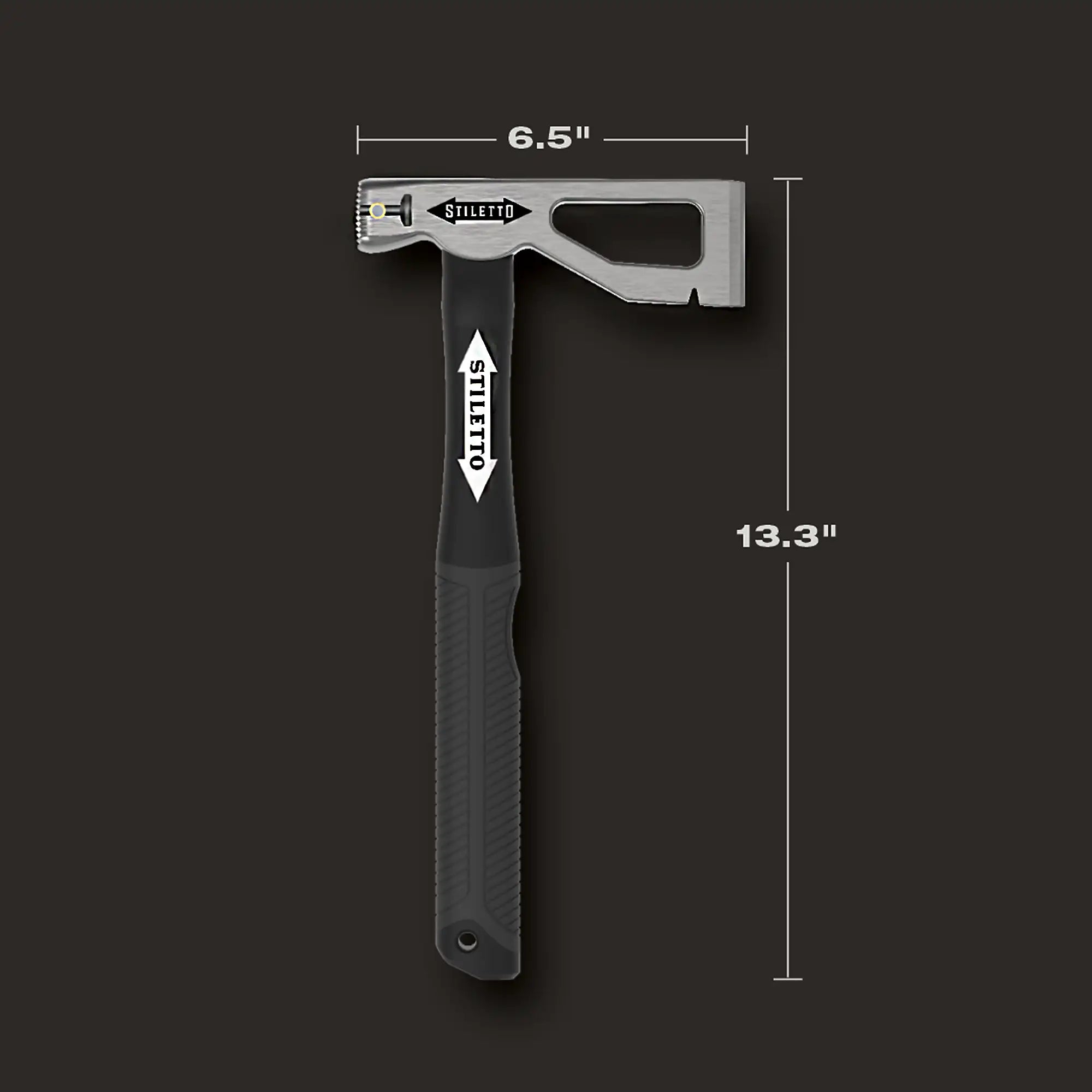 STILETTO LathAxe10-F - 10 oz Titanium Lathers Axe Hammer