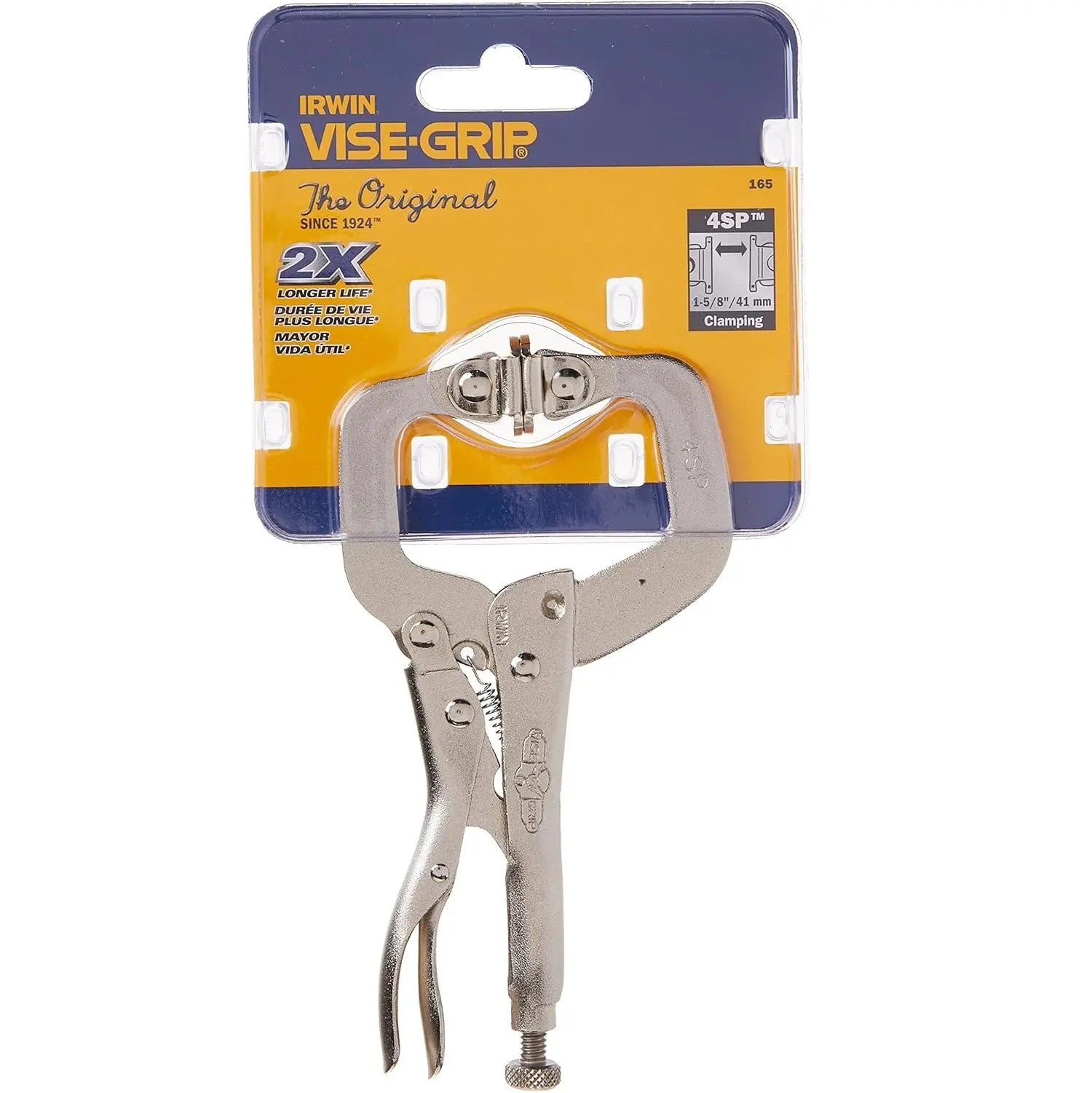 Irwin 165 - CLAMP LOCKING 4SP 4"/with swivel pad IRWIN