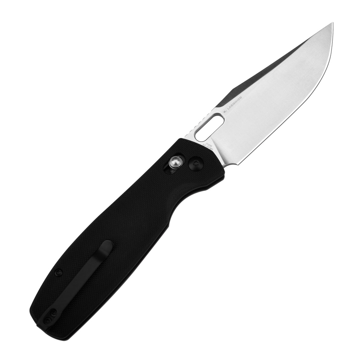 CJRB Prado J1936 - Black G10, open, angled