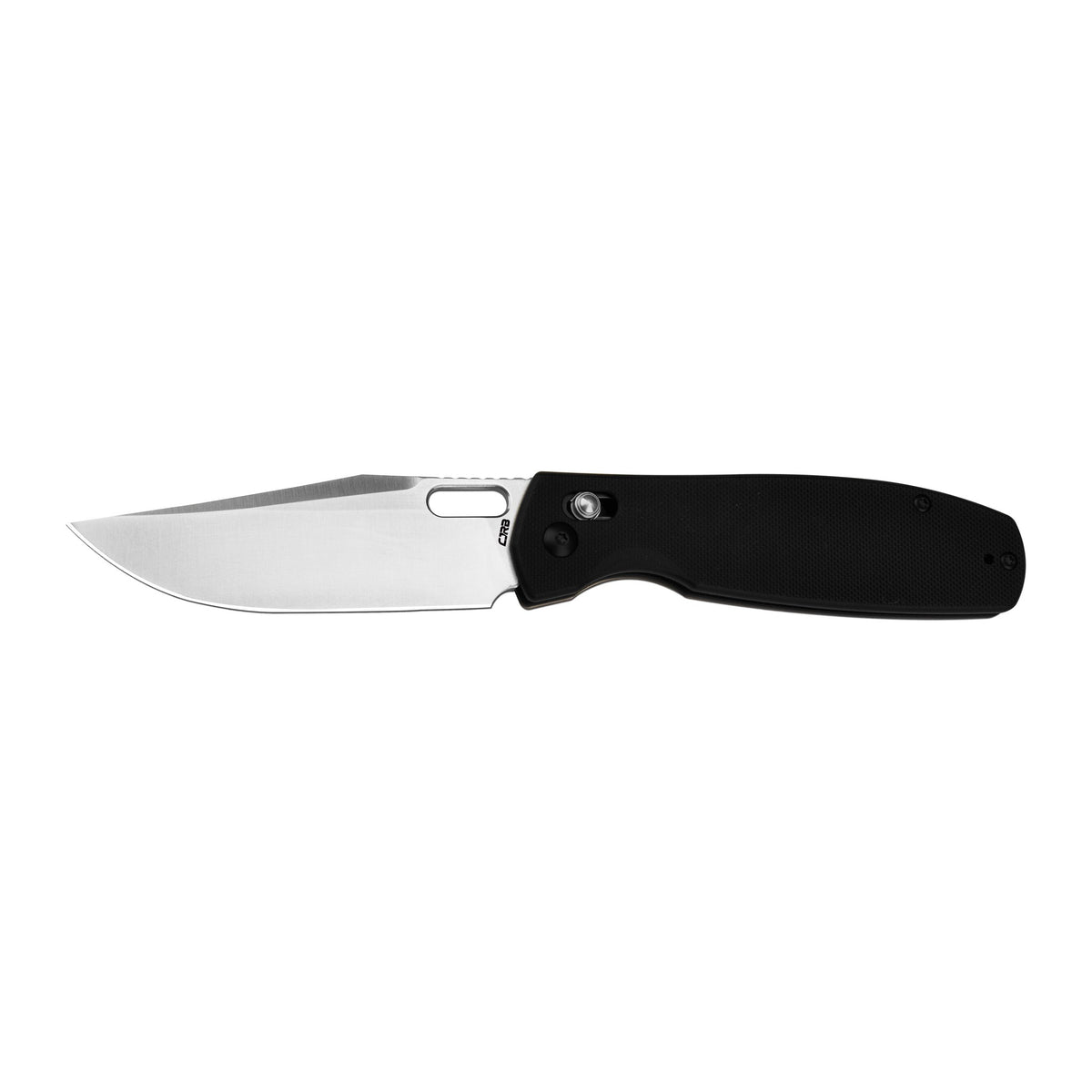 CJRB Prado J1936 - Black G10, open, side profile