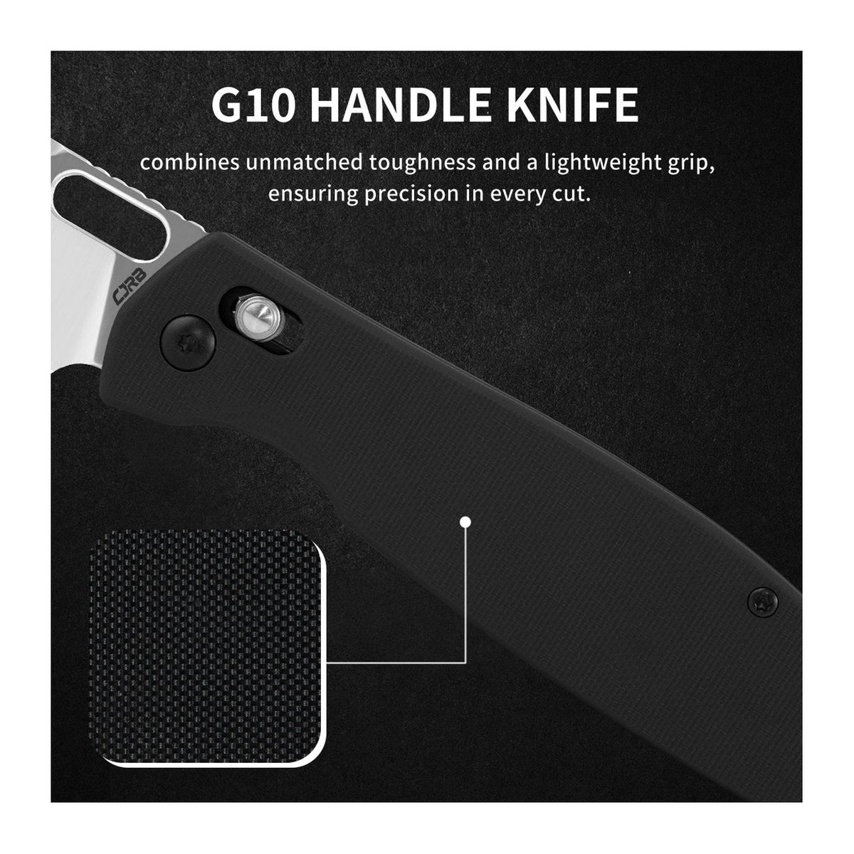 CJRB Prado J1936 - G10 handle feature panel