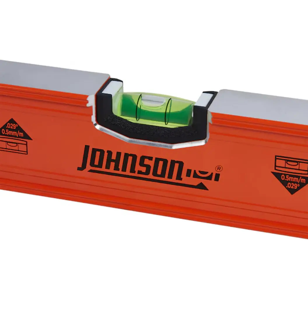 JOHNSON LEVELS 9850-9600 - 96" Heavy Duty Aluminum Box Level JOHNSON LEVELS