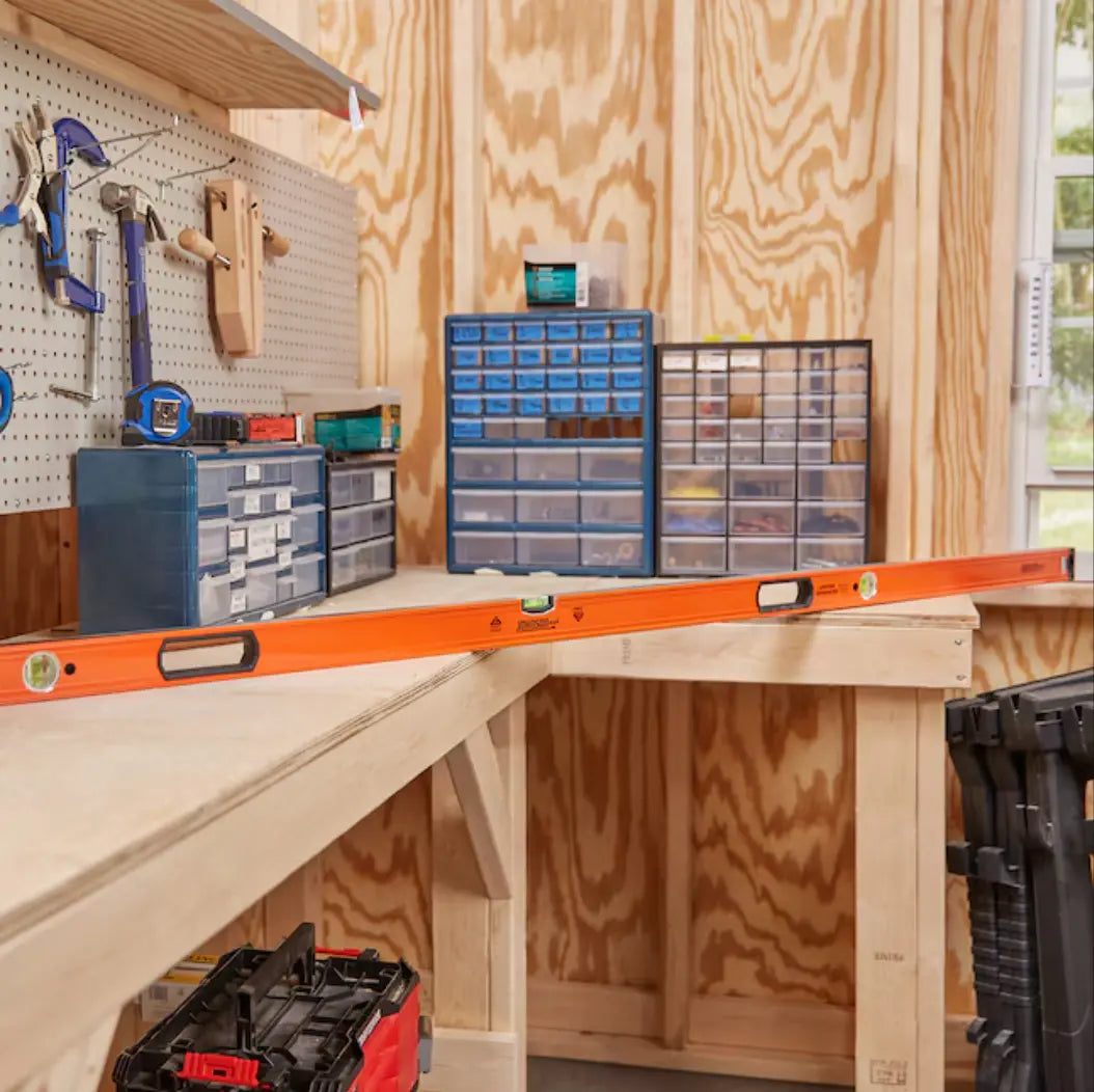 JOHNSON LEVELS 9850-9600 - 96" Heavy Duty Aluminum Box Level JOHNSON LEVELS