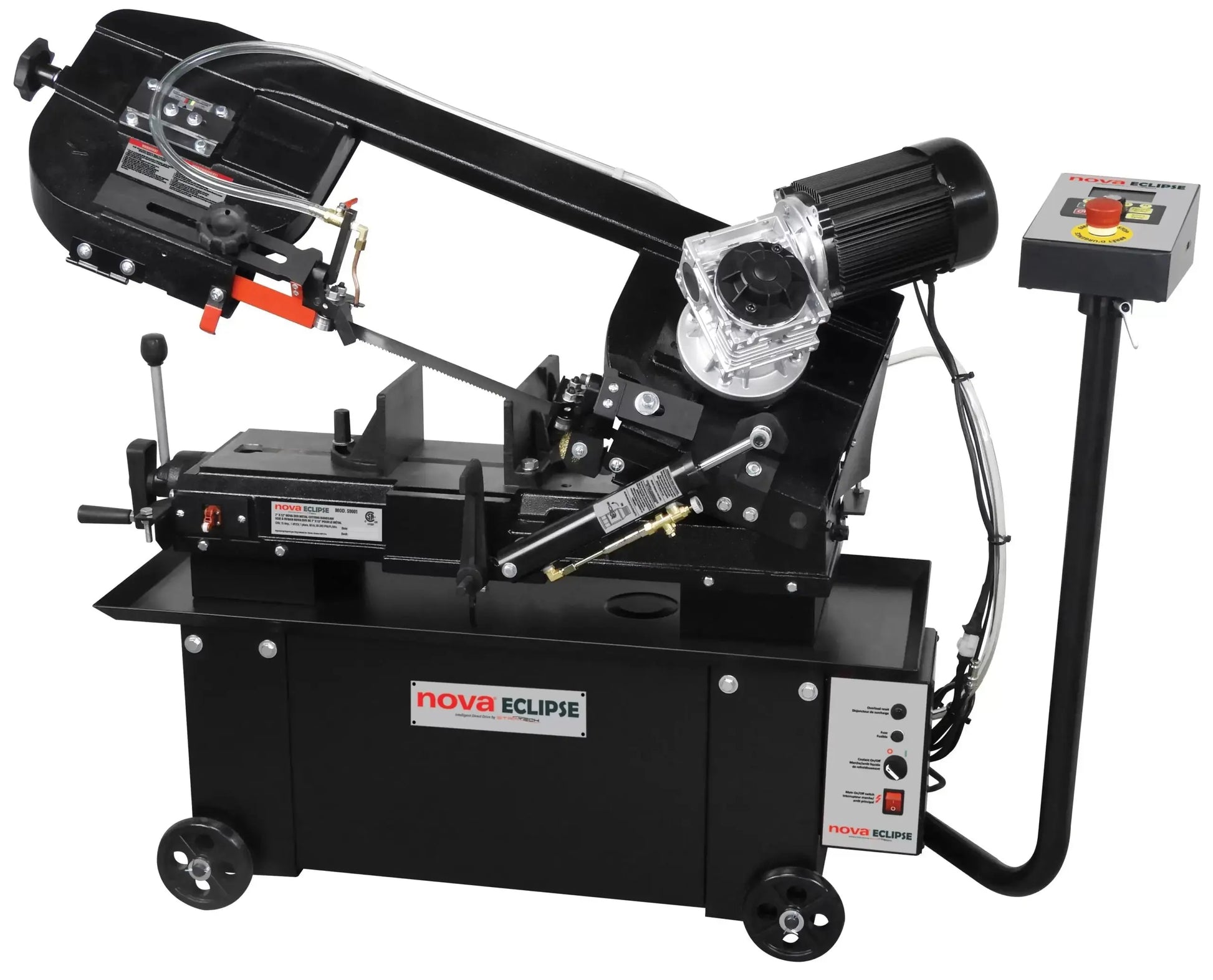 KING 59001 NOVA ECLIPSE DVR 1HP 7” X 12” METAL CUTTING BANDSAW - Wise Line Tools