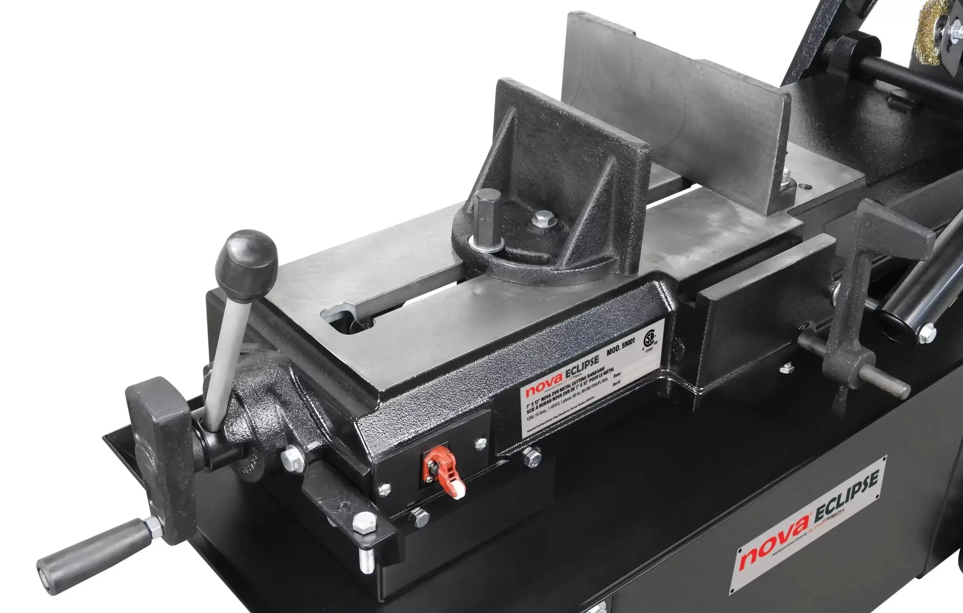 KING 59001 NOVA ECLIPSE DVR 1HP 7” X 12” METAL CUTTING BANDSAW - Wise Line Tools