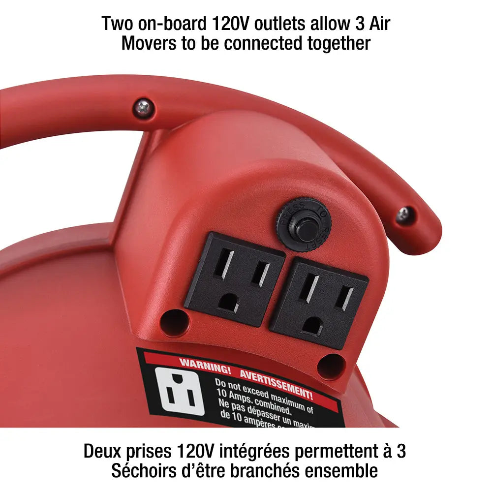 King 8500AM  -  550 CFM 3 Speed 120V Air Mover King Canada