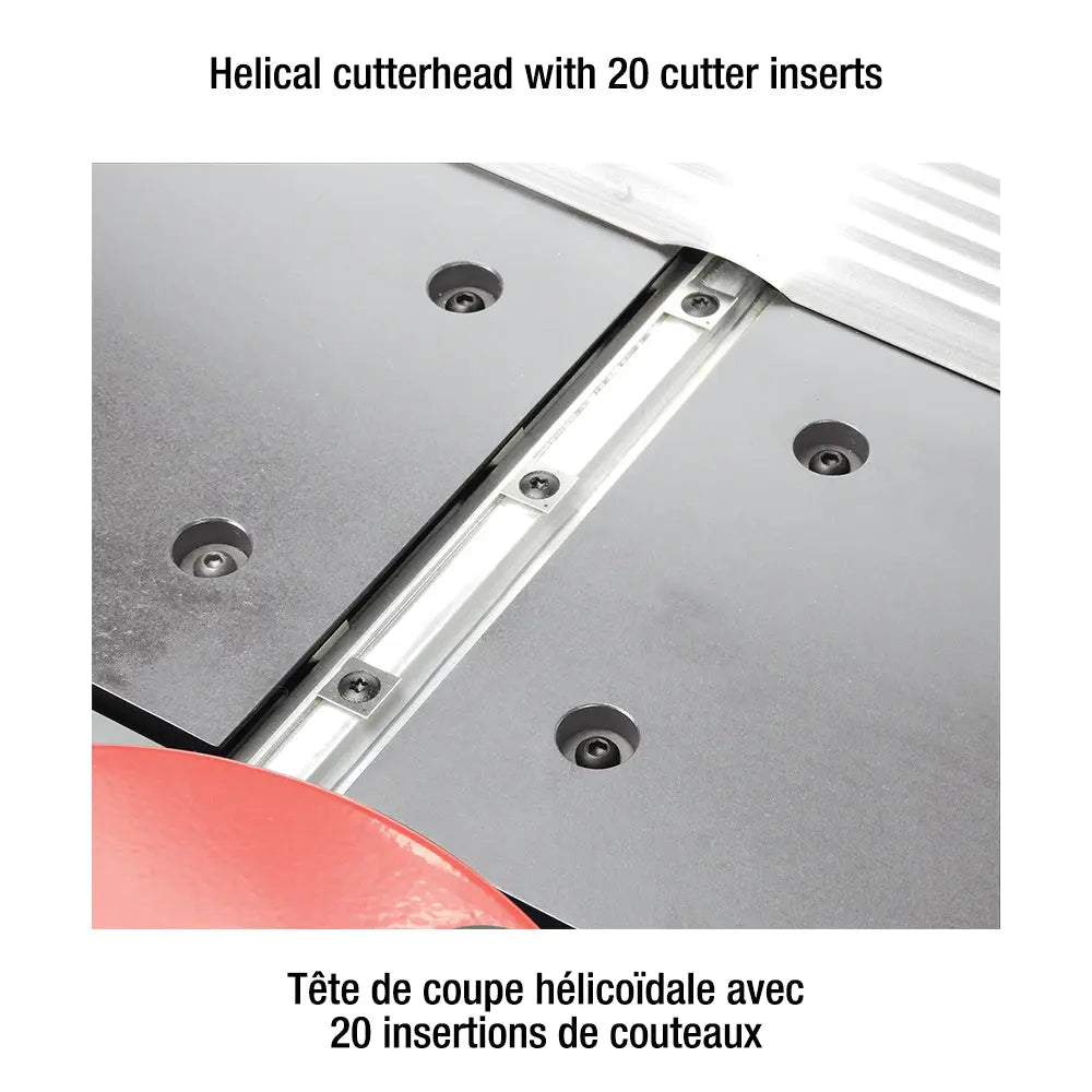 KING CANADA KC-10HJC - 10" BENCHTOP JOINTER WITH HELICAL CUTTERHEAD KING CANADA