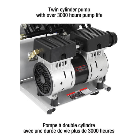 KING CANADA KC-2020A  -  2 GALLON OIL-FREE AIR COMPRESSOR - Wise Line Tools