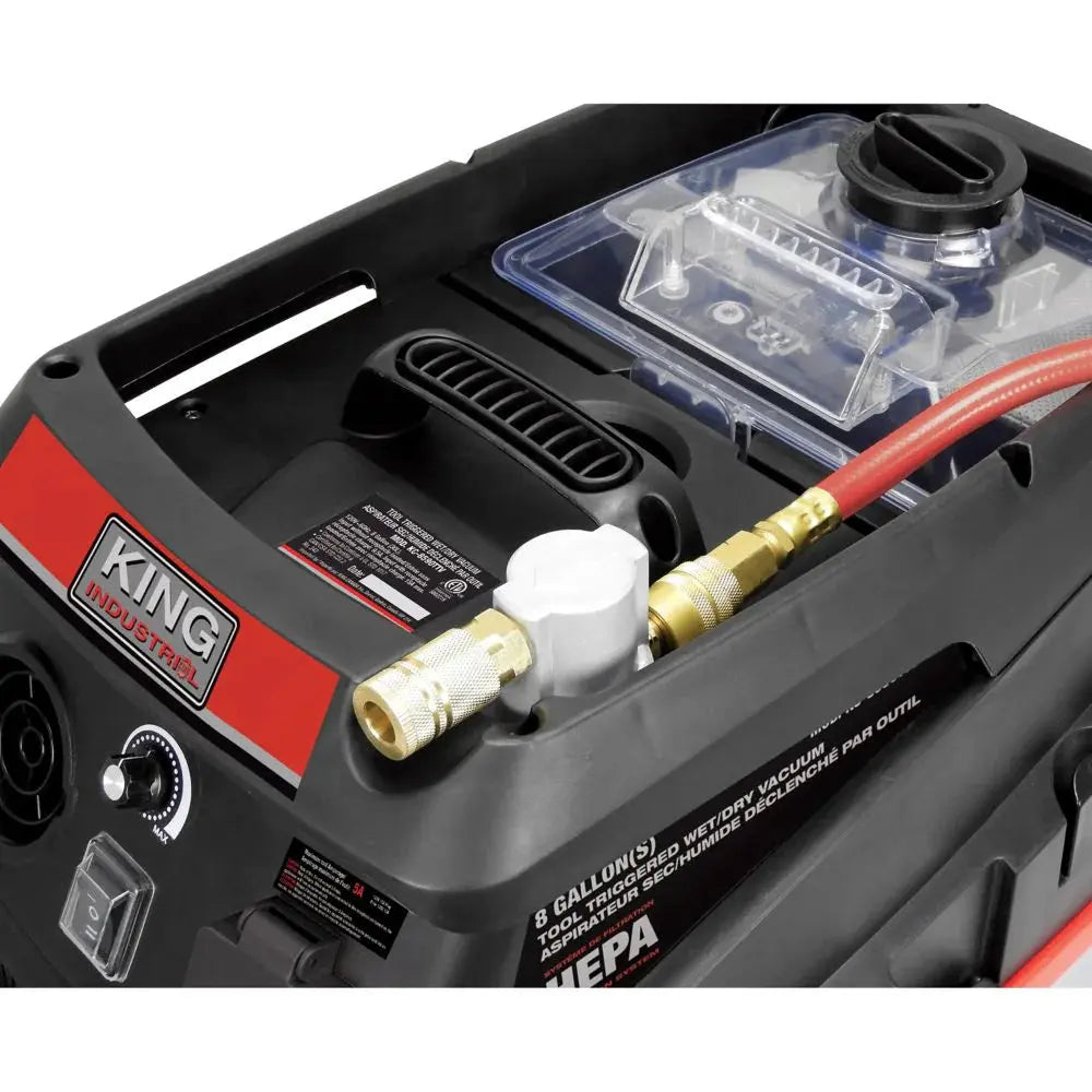 KING CANADA KC-8590TTV - 8 GALLON TOOL TRIGGERED WET/DRY VACUUM KING CANADA
