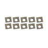 KING CANADA KW-140 - 10 PC. CARBIDE CUTTER INSERTS KIT (14MM X 14MM X 2MM)