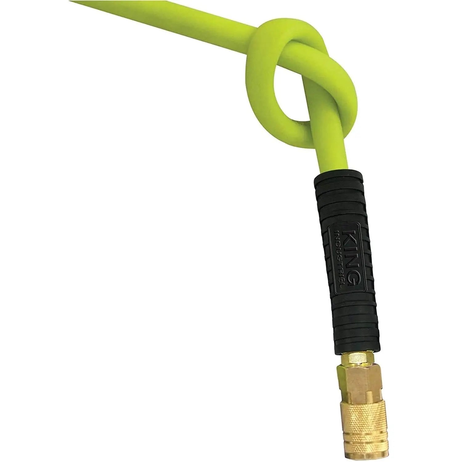 KING K-10014FRL - 1/4" X 100' MANUAL AIR HOSE REEL W/HYBRIDE POLYMER AIR HOSE KING