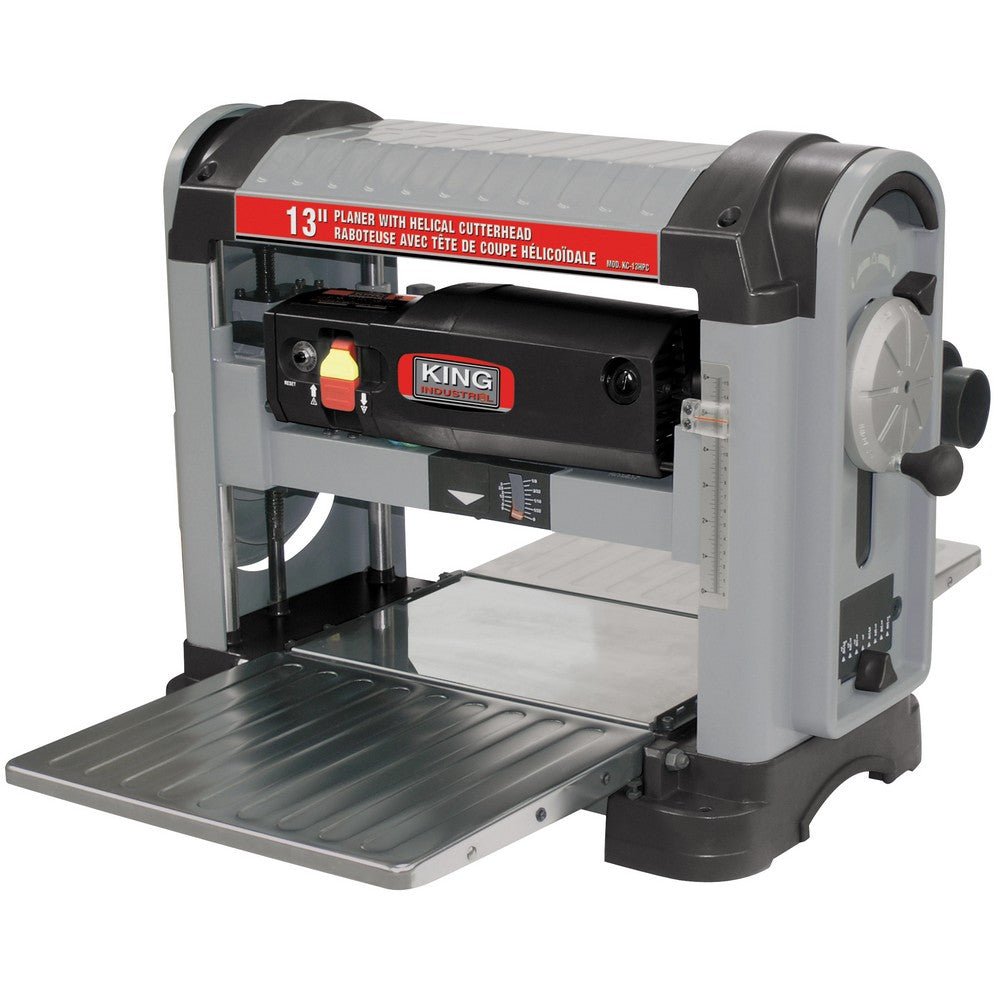 KING - K-C13HPC - 13'' PLANER WITH HELICAL CUTTERHEAD - Wise Line Tools