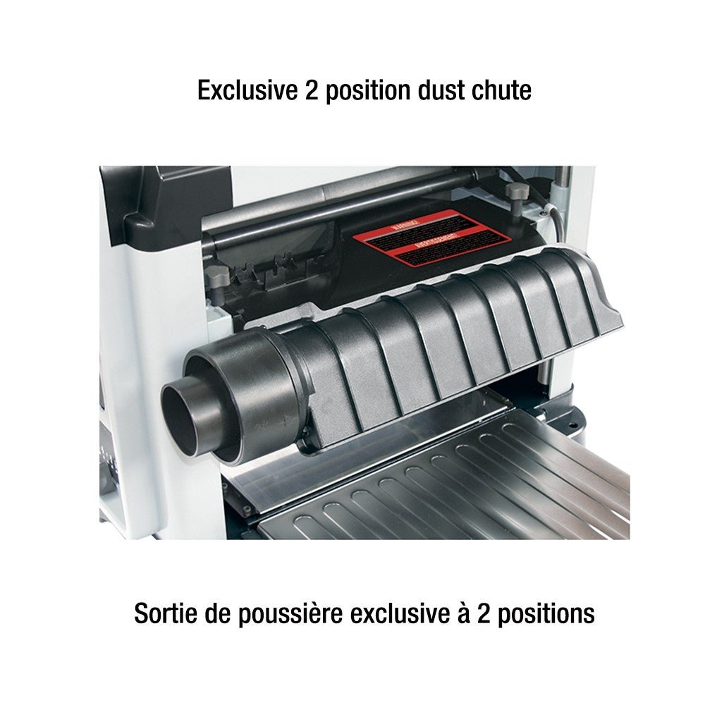 KING - K-C13HPC - 13'' PLANER WITH HELICAL CUTTERHEAD - Wise Line Tools