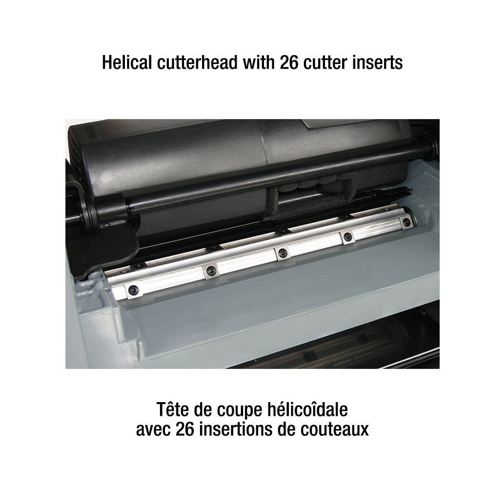 KING - K-C13HPC - 13'' PLANER WITH HELICAL CUTTERHEAD - Wise Line Tools