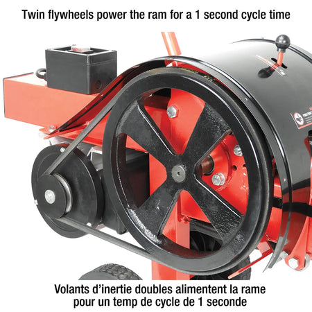 KING CANADA KC-10LS - 10 Ton kinetic Flywheel Log Splitter