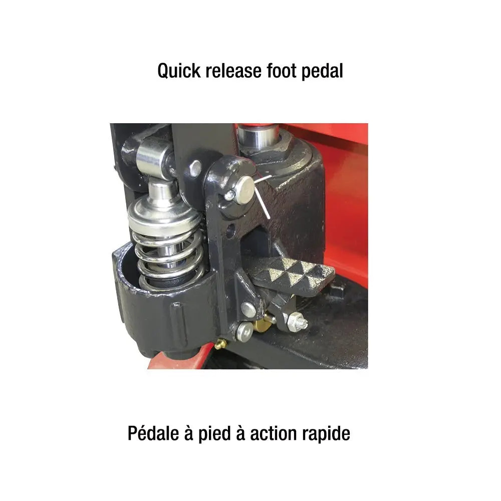 King KC-2748NP - 27" X 48" PALLET TRUCK W/POLYURETHANE WHEELS - Wise Line Tools