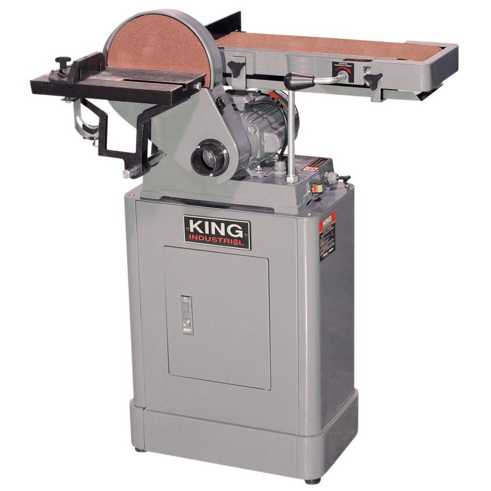 KING  KC-760L  -  6" X 48" BELT & 9" DISC SANDER - Wise Line Tools