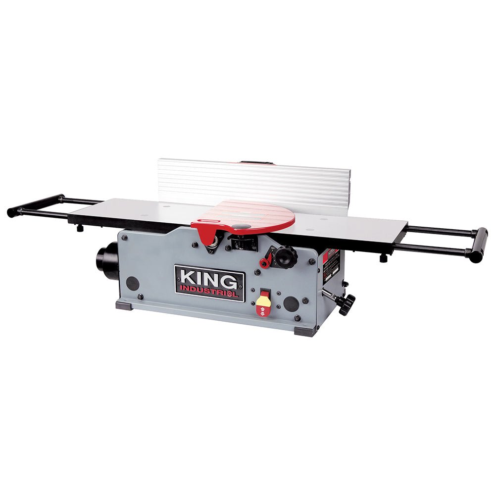 KING  KC-8HJC  -  8'' BENCHTOP JOINTER WITH HELICAL CUTTER HEAD - Wise Line Tools