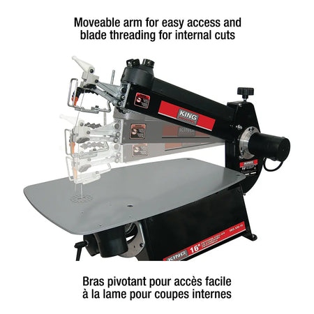 King KXL-16 – 16" professionelle Dekupiersäge