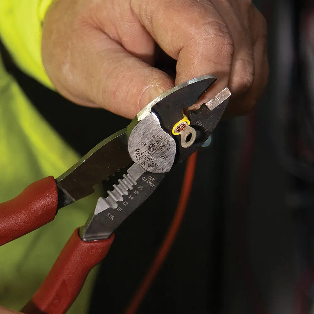 KLEIN KLE-2005N - Forged Steel Wire Crimper, Cutter & Stripper KLEIN
