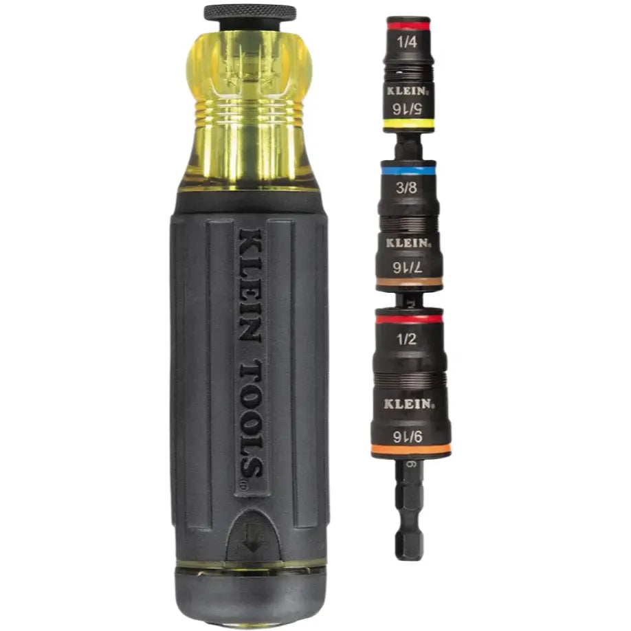 Klein KLE-32303HD - Impact Driver Set, 20-in-1 SAE Impact Rated Sockets and Screwdriver Tool with Phillips, Slotted, Square and Torx Tips KLEIN