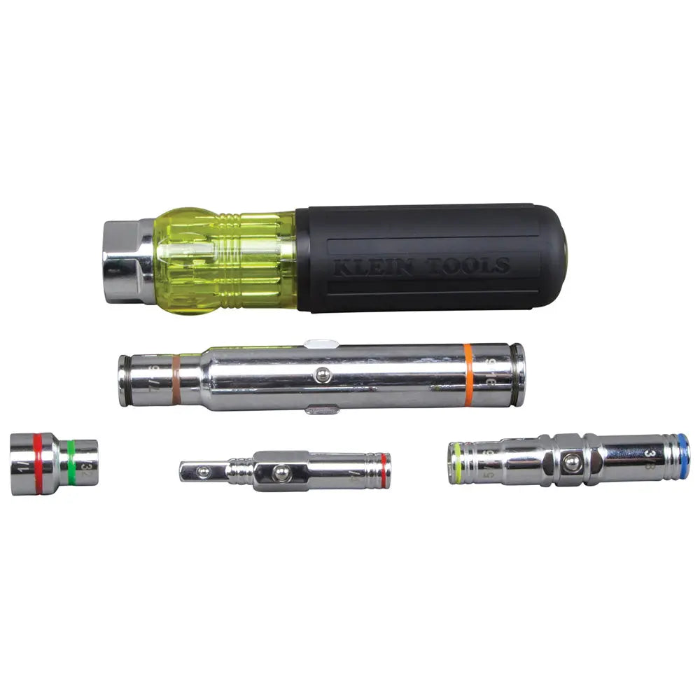 KLEIN KLE-32807MAG - 7-in-1 Multi-Bit Screwdriver / Nut Driver, Magnetic KLEIN
