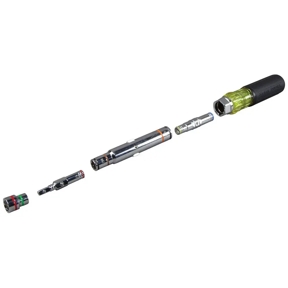 KLEIN KLE-32807MAG - 7-in-1 Multi-Bit Screwdriver / Nut Driver, Magnetic KLEIN