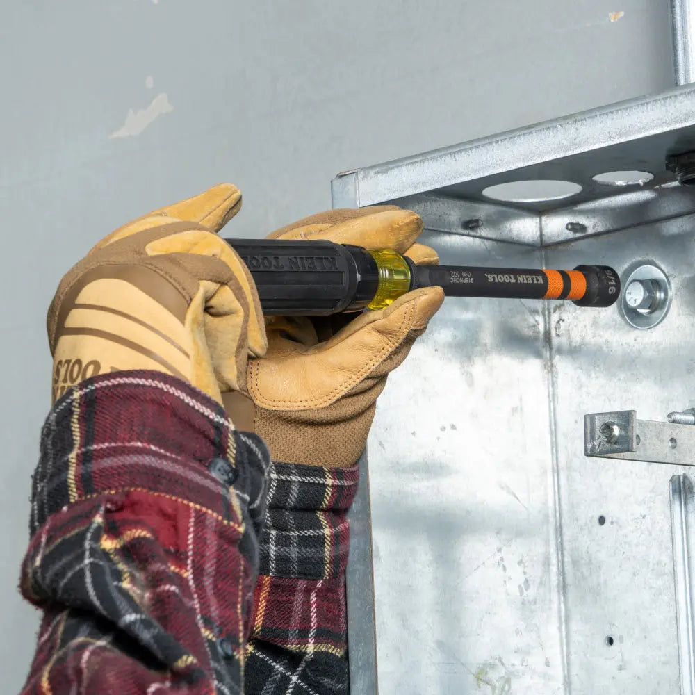 Klein KLE-32950 - Hollow Magnetic Color-Coded Ratcheting Power Nut Drivers, 7-Piece - Wise Line Tools