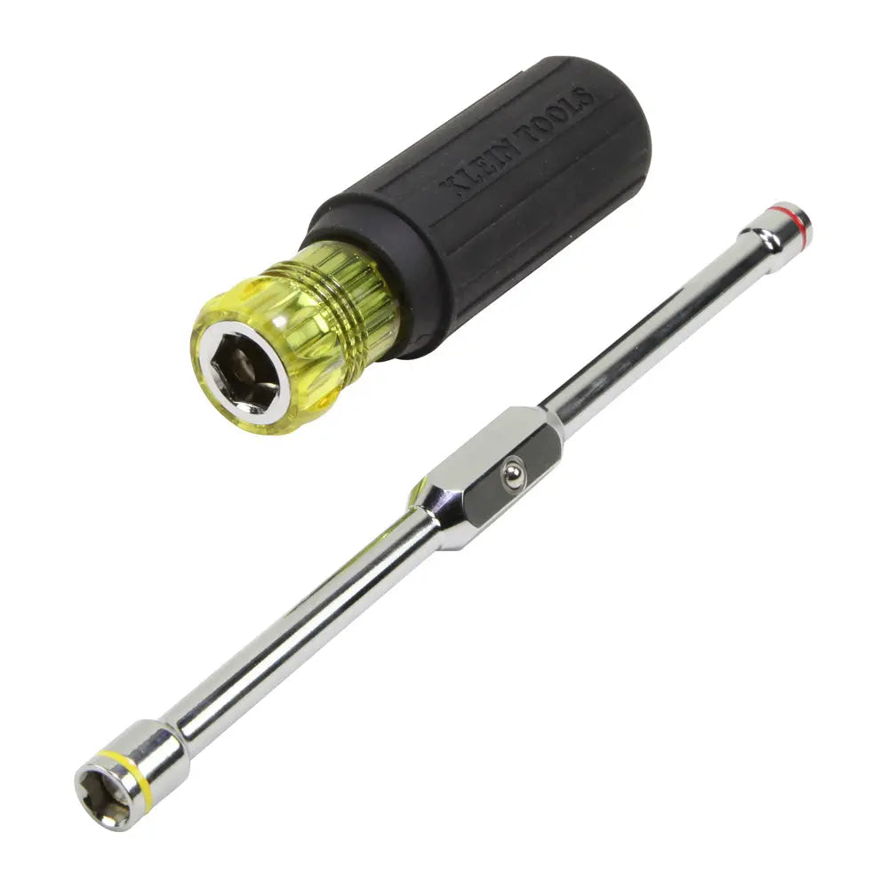 KLEIN KLE-65064 - 2-in-1 Nut Driver, Hex Head, 1/4-Inch and 5/16-Inch Klein