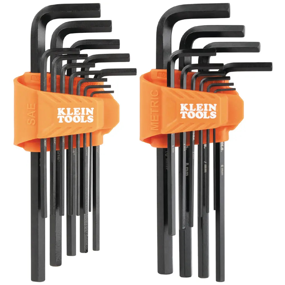 KLEIN KLE-LS22 - 22pc SAE & Metric Hex Key Set KLEIN