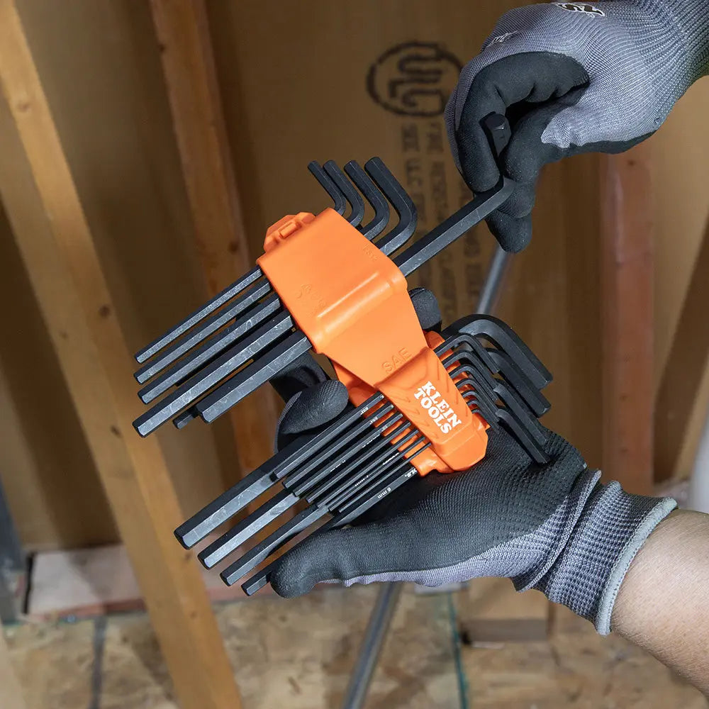 KLEIN KLE-LS22 - 22pc SAE & Metric Hex Key Set KLEIN