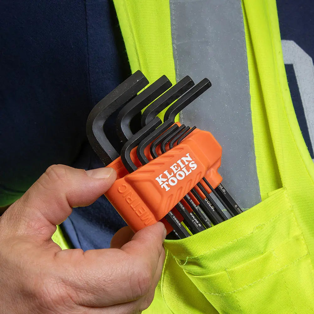 KLEIN KLE-LS22 - 22pc SAE & Metric Hex Key Set KLEIN