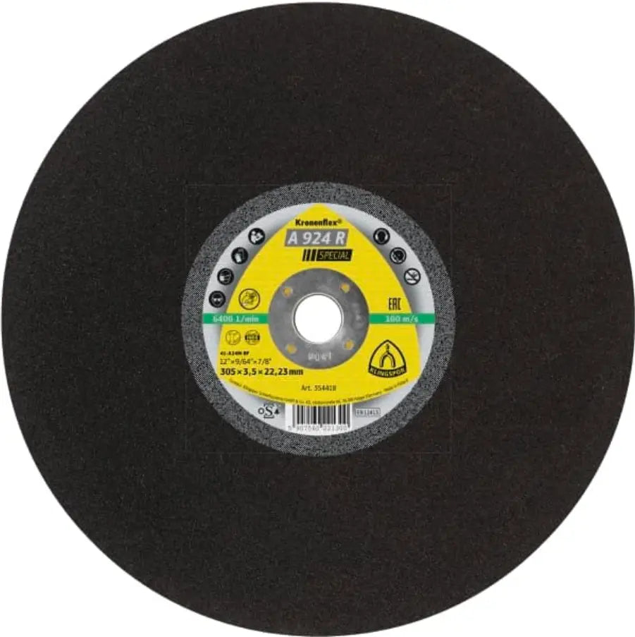 KLINSPOR 354416 - 14" x 5/32" x 20mm Large Cutting Wheels KLINGSPOR