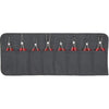Knipex 001958V02 - Jeu de 8 pinces de précision pour anneaux élastiques dans une trousse à outils