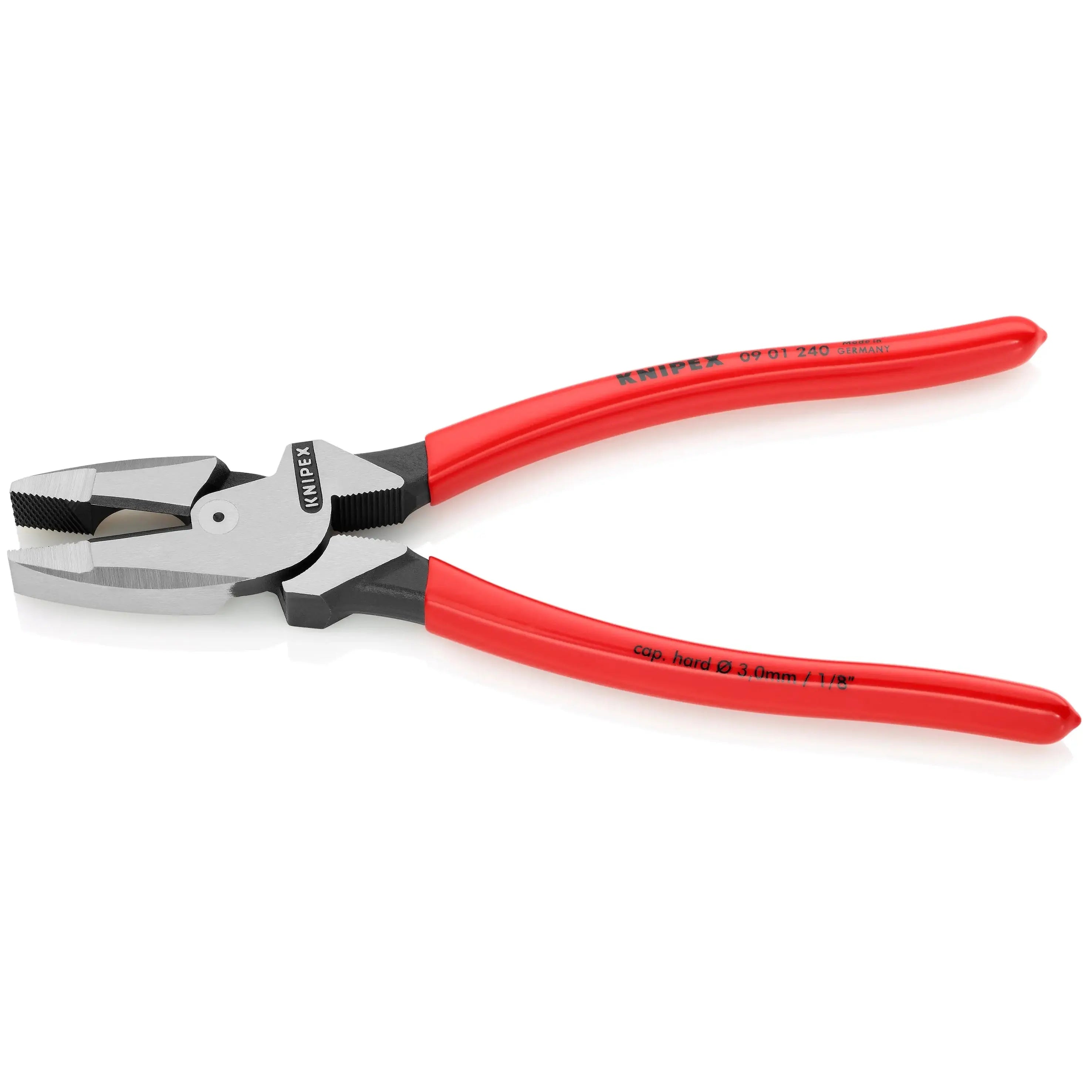 KNIPEX 0901240SBA - 9 1/2" High Leverage Lineman's Pliers New England Head KNIPEX